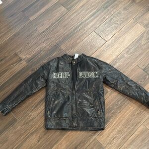 Harley-Davidson Kids Black Faux Leather Jacket